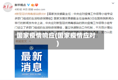 国家疫情响应(国家疫情应对)
